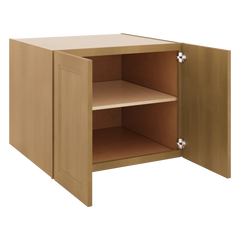 J&K Butterscotch B8 Refrigerator Wall Cabinet - 30" W x 24" H x 27" D