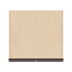 J&K Espresso K8 Refrigerator Wall Cabinet - 30" W x 24" H x 27" D