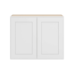 CNC Luxor 5-Piece White 30" W X 24" H X 15" D Double Door Wall Cabinet