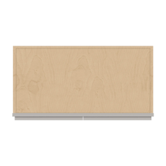 CNC Luxor Misty Grey 30" W X 24" H X 15" D Double Door Wall Cabinet