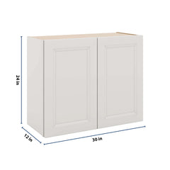 J&K Pure B5 Double Door Wall Cabinet - 30" W x 24" H
