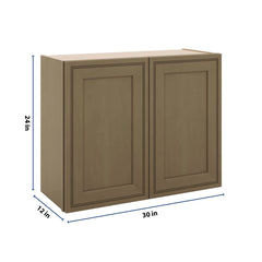 J&K Hazel H8 Double Door Wall Cabinet - 30" W x 24" H