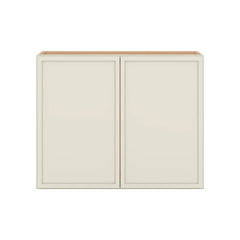 Modernform Cabinet Slim Dove White 30" W X 24" H X 12" D Double Door Wall Cabinet