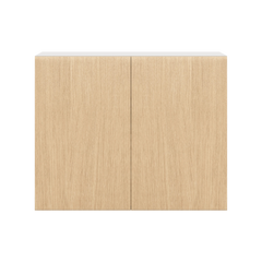 Modernform Cabinet Natural Oak 30" W X 24" H X 12" D Double Door Wall Cabinet