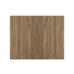 Modernform Cabinet Walnut 30" W X 24" H X 12" D Double Door Wall Cabinet