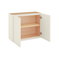 Modernform Cabinet Slim Dove White 30" W X 24" H X 12" D Double Door Wall Cabinet