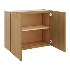 J&K Butterscotch B8 Double Door Wall Cabinet - 30" W x 24" H