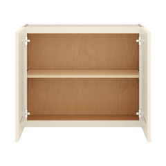 J&K Pearl Glazed H9 Double Door Wall Cabinet - 30" W x 24" H