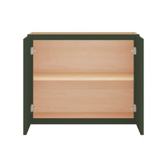 Modernform Cabinet Slim Sage Green 30" W X 24" H X 12" D Double Door Wall Cabinet