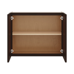 J&K Java Coffee S1 Double Door Wall Cabinet - 30" W x 24" H