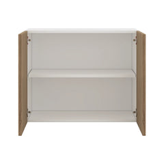Modernform Cabinet Walnut 30" W X 24" H X 12" D Double Door Wall Cabinet
