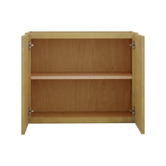Modernform Cabinet Natural Shaker 30" W X 24" H X 12" D Double Door Wall Cabinet