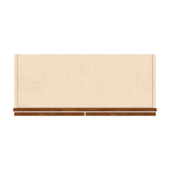 J&K Mocha Glazed K10 Double Door Wall Cabinet - 30" W x 24" H
