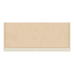 J&K Pearl Glazed H9 Double Door Wall Cabinet - 30" W x 24" H