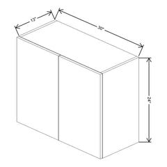 Fabuwood Illume Tuscany Nocce 3  24" High Wall