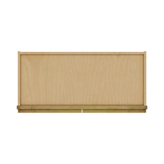 Modernform Cabinet Natural Shaker 30" W X 30" H X 12" D Double Glass Door Wall Cabinet