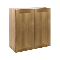 J&K Butterscotch B8 Double Door Wall Cabinet - 30" W x 30" H