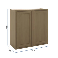 J&K Hazel H8 Double Door Wall Cabinet - 30" W x 30" H