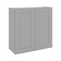 J&K Castle Grey S5 Double Door Wall Cabinet - 30" W x 30" H