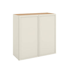 Modernform Cabinet Slim Dove White 30" W X 30" H X 12" D Double Door Wall Cabinet