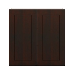 J&K Java Coffee S1 Double Door Wall Cabinet - 30" W x 30" H