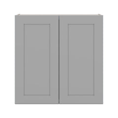 J&K Castle Grey S5 Double Door Wall Cabinet - 30" W x 30" H
