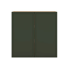 Modernform Cabinet Slim Sage Green 30" W X 30" H X 12" D Double Door Wall Cabinet