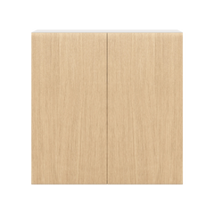 Modernform Cabinet Natural Oak 30" W X 30" H X 12" D Double Door Wall Cabinet