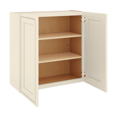 J&K Pearl Glazed H9 Double Door Wall Cabinet - 30" W x 30" H