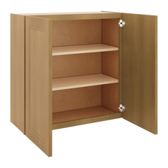 J&K Butterscotch B8 Double Door Wall Cabinet - 30" W x 30" H