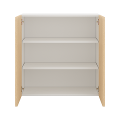 Modernform Cabinet Natural Oak 30" W X 30" H X 12" D Double Door Wall Cabinet