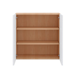 Modernform Cabinet Matte White 30" W X 30" H X 12" D Double Door Wall Cabinet