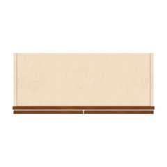 J&K Mocha Glazed K10 Double Door Wall Cabinet - 30" W x 30" H