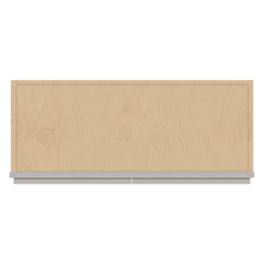 CNC Luxor 5-Piece Misty Grey 30" W X 30" H Double Door Wall Cabinet