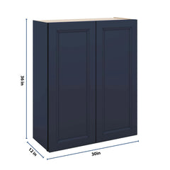 J&K Naval B7 Double Door Wall Cabinet - 30" W x 36" H