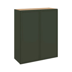 Modernform Cabinet Slim Sage Green 30" W X 36" H X 12" D Double Door Wall Cabinet