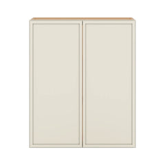 Modernform Cabinet Slim Dove White 30" W X 36" H X 12" D Double Door Wall Cabinet