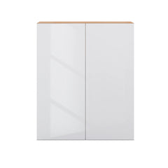 Modernform Cabinet Gloss White 30" W X 36" H X 12" D Double Door Wall Cabinet