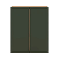 Modernform Cabinet Slim Sage Green 30" W X 36" H X 12" D Double Door Wall Cabinet