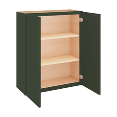 Modernform Cabinet Slim Sage Green 30" W X 36" H X 12" D Double Door Wall Cabinet