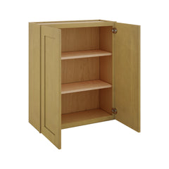 Modernform Cabinet Natural Shaker 30" W X 36" H X 12" D Double Door Wall Cabinet