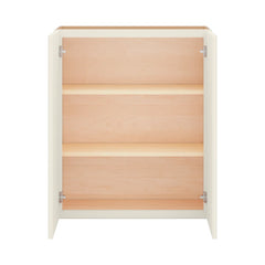 Modernform Cabinet Slim Dove White 30" W X 36" H X 12" D Double Door Wall Cabinet