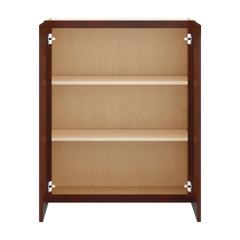 J&K Mahogany J5 Double Door Wall Cabinet - 30" W x 36" H