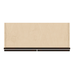 J&K Espresso K8 Double Door Wall Cabinet - 30" W x 36" H