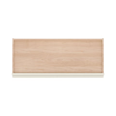 Modernform Cabinet Slim Dove White 30" W X 42" H X 12" D Double Glass Door Wall Cabinet