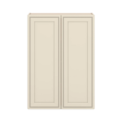 J&K Pearl Glazed H9 Double Door Wall Cabinet - 30" W x 42" H