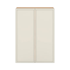 Modernform Cabinet Slim Dove White 30" W X 42" H X 12" D Double Door Wall Cabinet