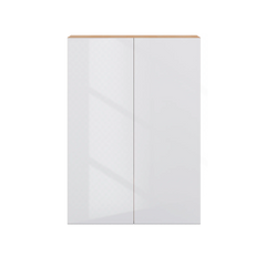 Modernform Cabinet Gloss White 30" W X 42" H X 12" D Double Door Wall Cabinet