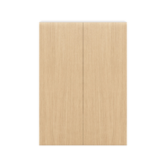 Modernform Cabinet Natural Oak 30" W X 42" H X 12" D Double Door Wall Cabinet