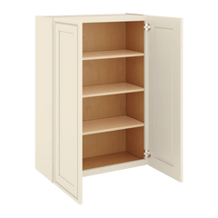 J&K Pearl Glazed H9 Double Door Wall Cabinet - 30" W x 42" H